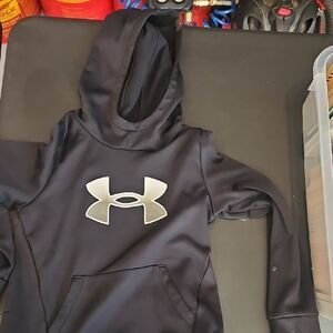 Under Armour Kids Black and Gray Hoodie